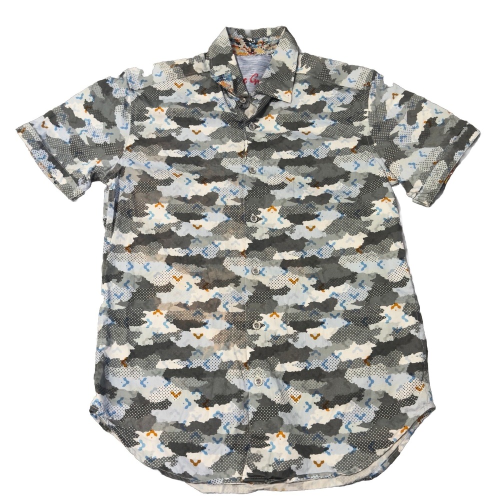 ROBERT GRAHAM MERIDIAN CLASSIC FIT SHORT SLEEVE SHIRT MENS‎ XS